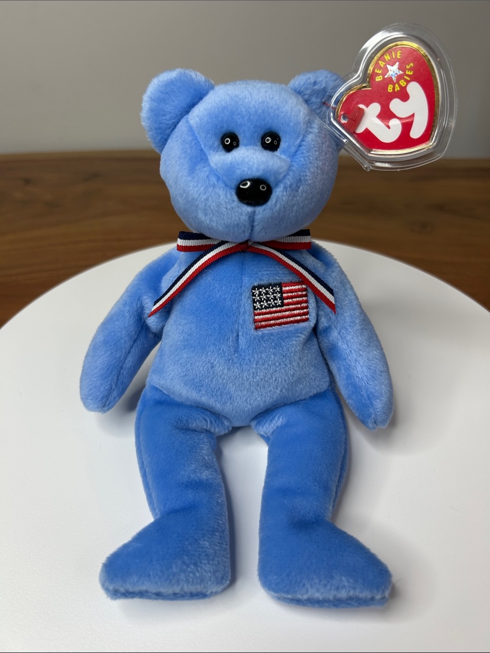 3/$25🌻 2001 TY America Beanie Baby American Red Cross Bear Excellent Condition